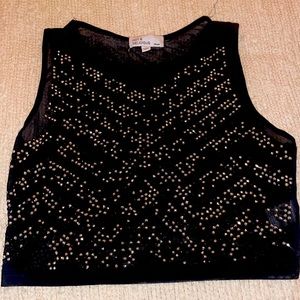 Beaded crop top